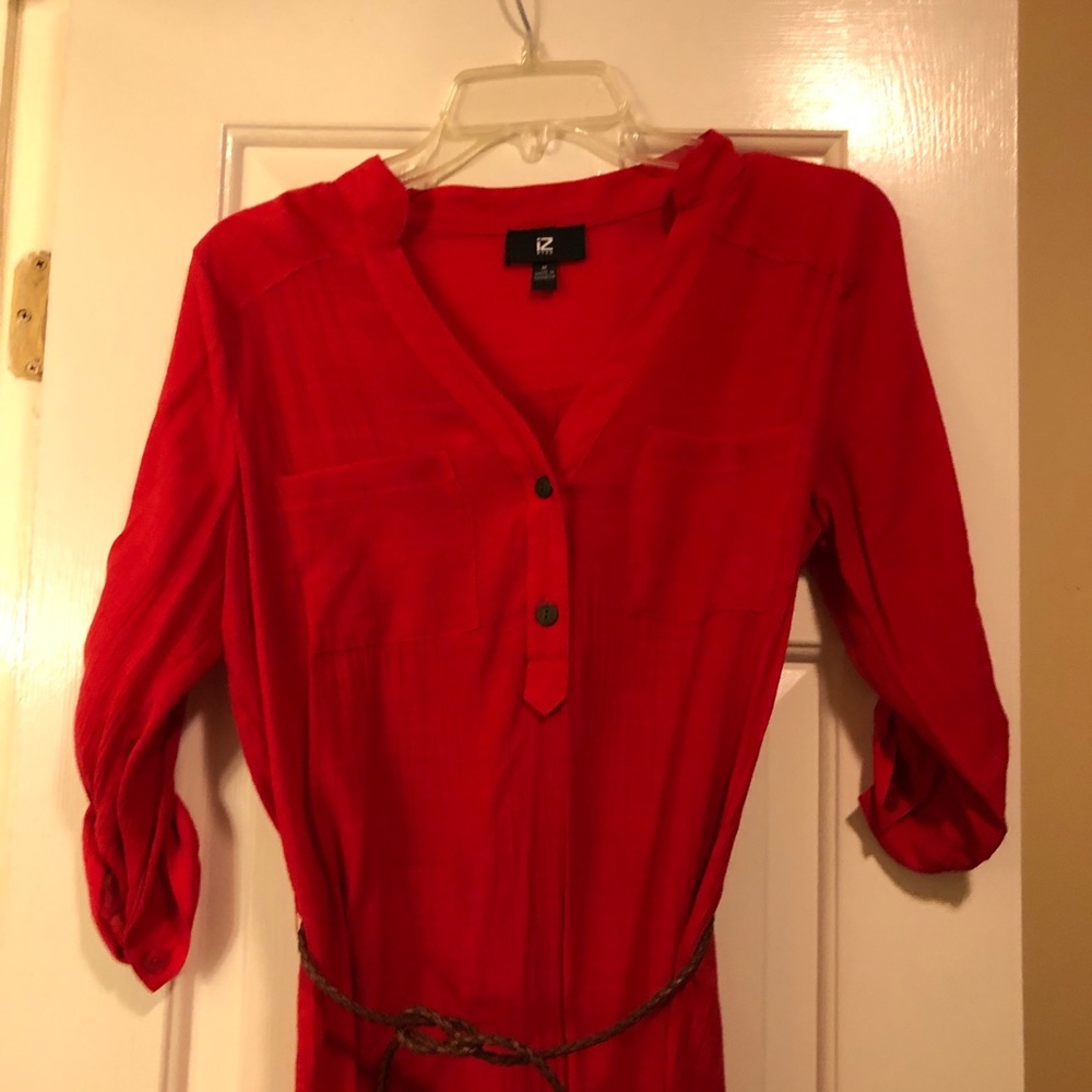 Red Top w/ Belt